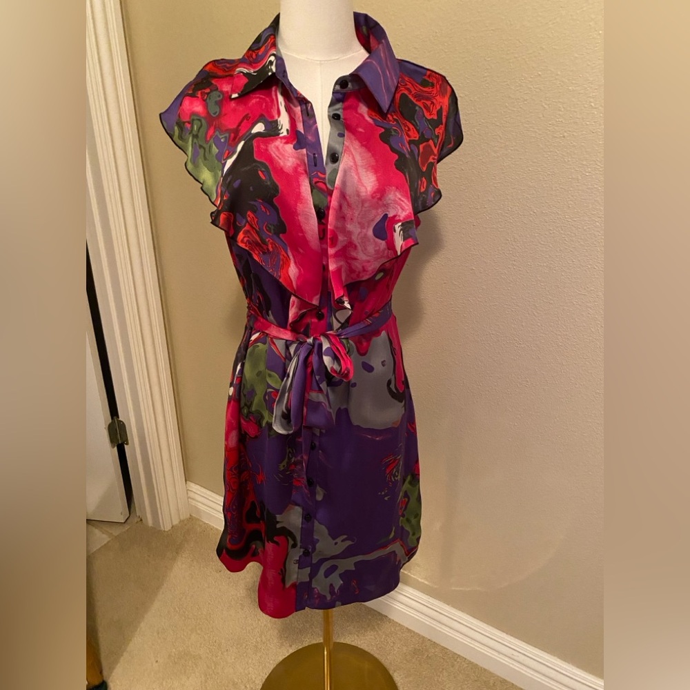 mac & jac Abstract Multi-color  Dress
